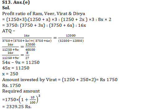 IBPS PO Mains Quantitative Aptitude Quiz 25th October 2019_25.1