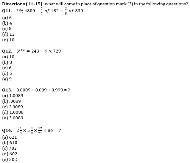 IBPS Clerk Quantitative Aptitude Quiz: 21st November 2019_9.1