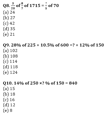 SBI Clerk Prelims Quant Daily Mock: 8th January 2020_4.1