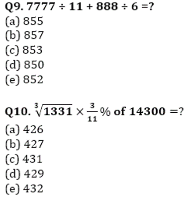 SBI Clerk Prelims Quant Daily Mock: 25th January 2020_5.1