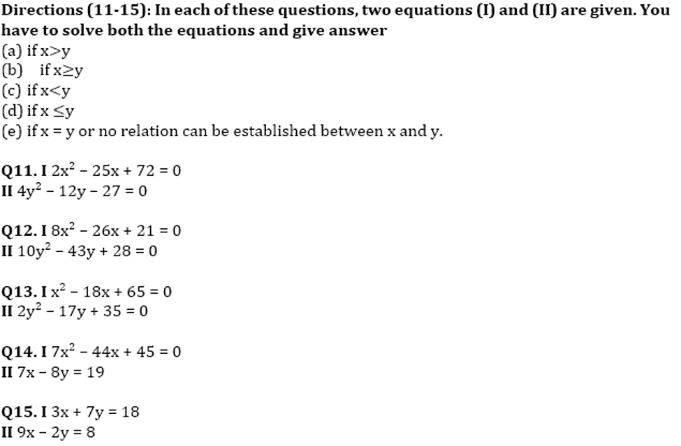 SBI Clerk Prelims Quant Daily Mock: 25th January 2020_6.1