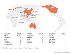 Coronavirus Pandemic Updates- Lock down of 56 million people in China, 106 dead, cases reported in 16 countries_3.1