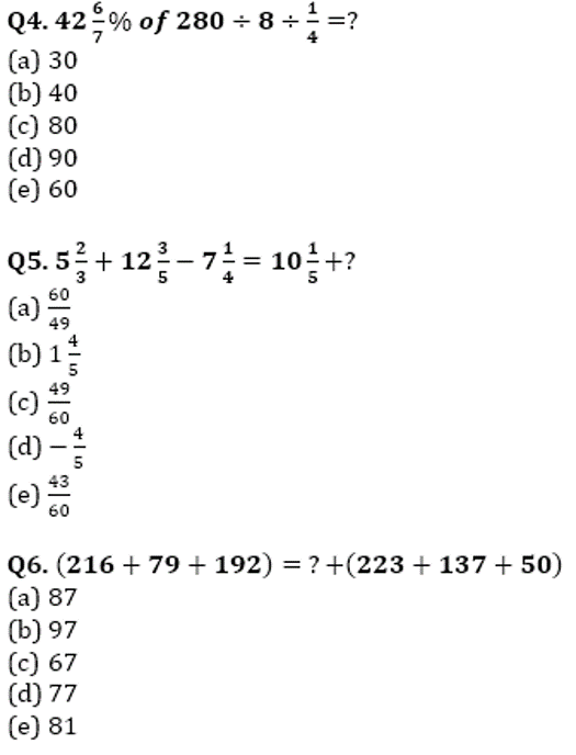 SBI Clerk Prelims Quant Daily Mock: 29th January 2020_5.1