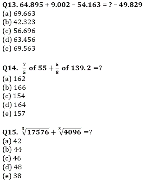 SBI Clerk Prelims Quant Daily Mock: 29th January 2020_8.1