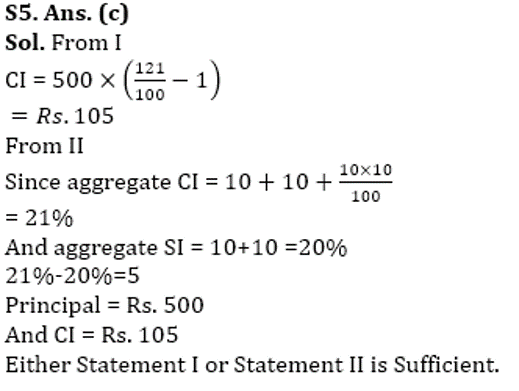 SBI Clerk Prelims Quant Daily Mock: 6th February 2020_6.1