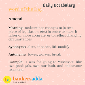 Daily Vocabulary : 12th February |_3.1