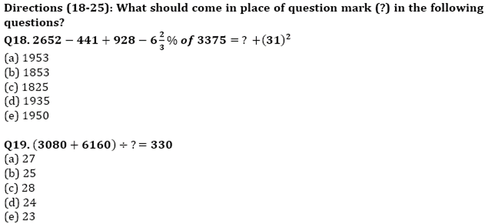 RBI Assistant Prelims Quantitative Aptitude Memory Based: Missing Series, Simplification and Word Problem |_11.1