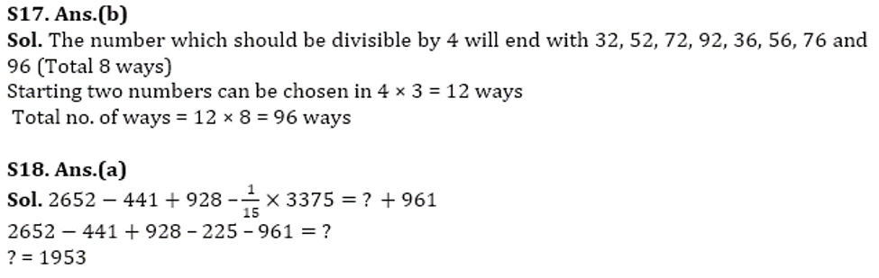 RBI Assistant Prelims Quantitative Aptitude Memory Based: Missing Series, Simplification and Word Problem |_23.1