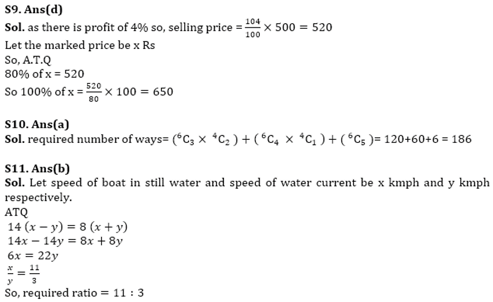 SBI Clerk Prelims Quant Daily Mock: 15th February 2020_8.1