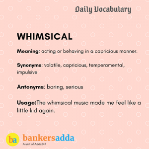 Daily Vocabulary: 3rd March |_3.1