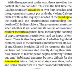 The Hindu Editorial Vocabulary- Days of disengagement| 8th July 2020 |_5.1