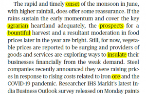 The Hindu Editorial Article of 16th July 2020 – Inflation Alert._5.1