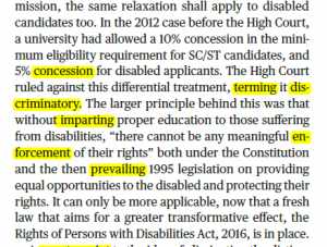 The Hindu Editorial Vocabulary- For Equal Treatment |17 July_4.1