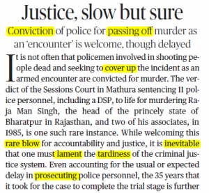 The Hindu Editorial Vocabulary Justice Slow But Sure 23 July