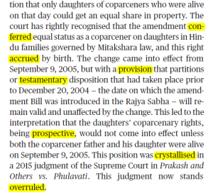 The Hindu Editorial Vocabulary- Right by Birth | 14 August_4.1