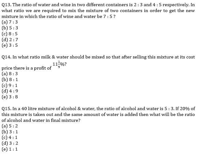 IBPS PO Prelims Quantitative Aptitude Daily Mock:14th August_9.1