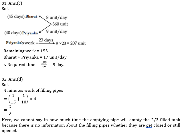 IBPS PO Prelims Quantitative Aptitude Mini Mock 9- Time & Work and Pipes & Cistern |_10.1