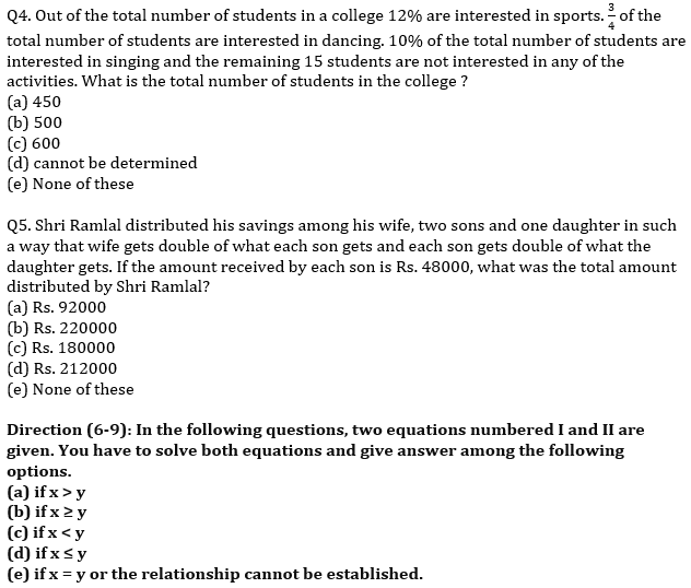 IBPS PO Prelims Quantitative Aptitude Mini Mock 12- Practice Set |_4.1