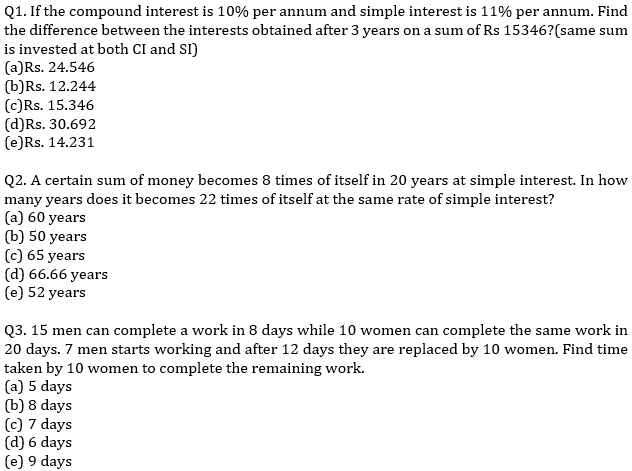 IBPS PO Prelims Quantitative Aptitude Mini Mock 13- Practice Set |_3.1