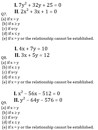 IBPS PO Prelims Quantitative Aptitude Mini Mock 16- Quadratic Inequalities |_5.1