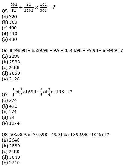 IBPS RRB Prelims Quantitative Aptitude Mini Mock 5- Approximation |_4.1