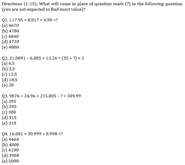 IBPS RRB Prelims Quantitative Aptitude Mini Mock 5- Approximation |_3.1