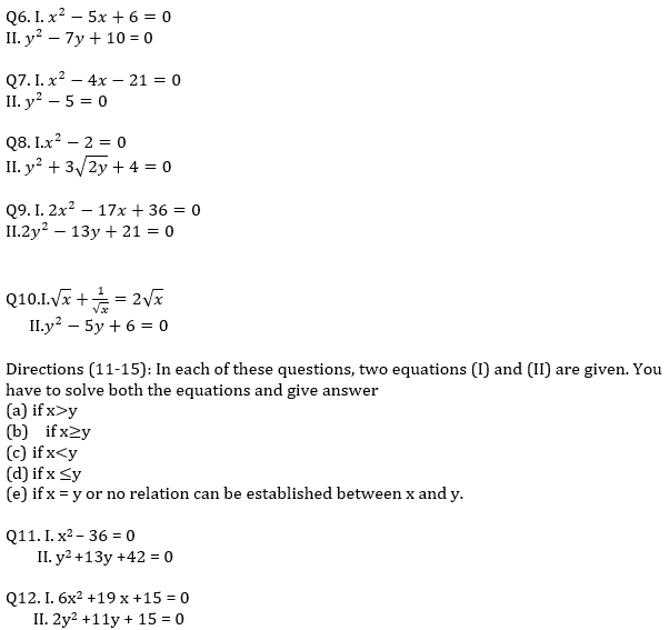 IBPS RRB Prelims Quantitative Aptitude Mini Mock 6- Quadratic Inequalities |_4.1