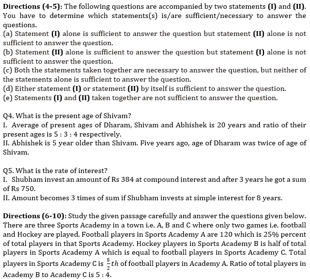 IBPS RRB Prelims Quantitative Aptitude Mini Mock 7- Caselet, Data Sufficiency and Quantity Based |_4.1