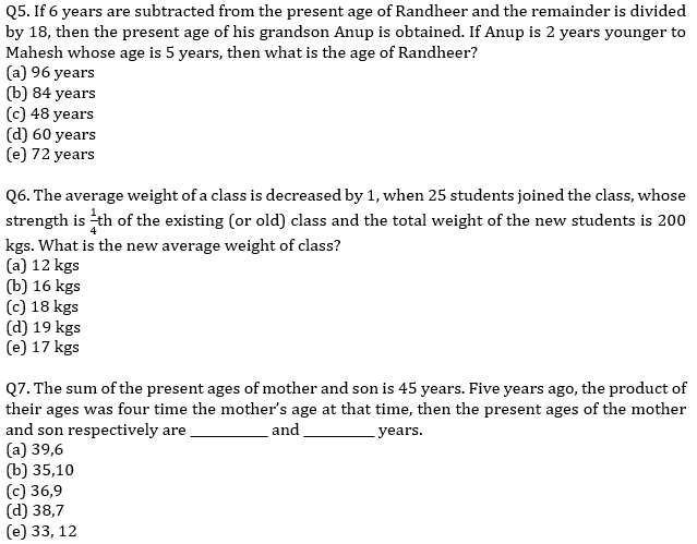 IBPS PO Prelims Quantitative Aptitude Mini Mock 30- Average, Ages and Number System |_4.1