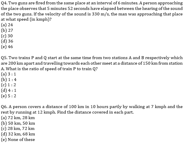 IBPS PO Prelims Quantitative Aptitude Mini Mock 32- Speed Time Distance |_5.1