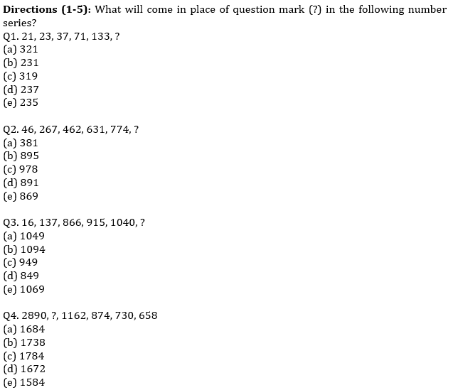 IBPS RRB Prelims Quantitative Aptitude Mini Mock 14- Missing Series and Approximation |_4.1