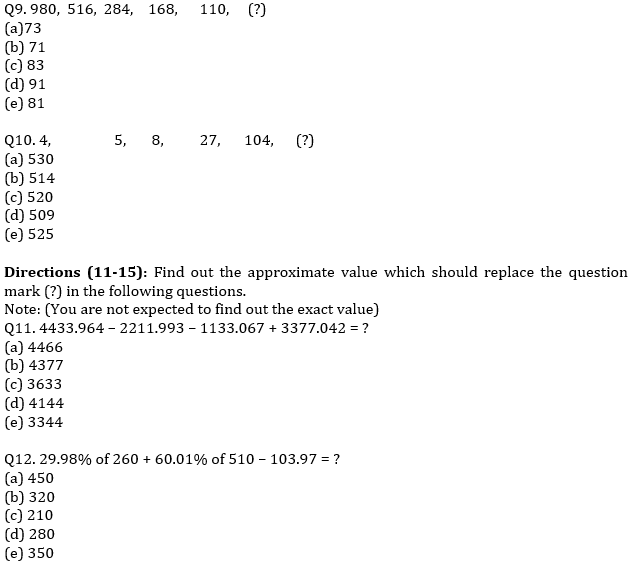 IBPS RRB Prelims Quantitative Aptitude Mini Mock 14- Missing Series and Approximation |_6.1