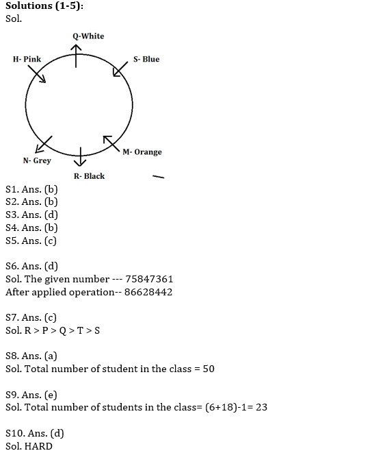 IBPS PO Prelims Reasoning Ability Mini Mock 32- Puzzle & Inequalities |_4.1