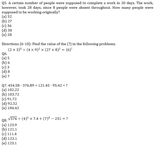 IBPS PO Prelims Quantitative Aptitude Mini Mock 33- Practice Set |_4.1