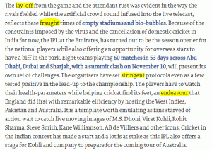 The Hindu Editorial Vocabulary of 21 September- Cricket in action_4.1