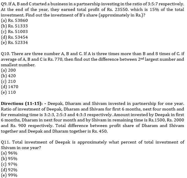 IBPS PO Prelims Quantitative Aptitude Mini Mock 47- Practice Set |_5.1