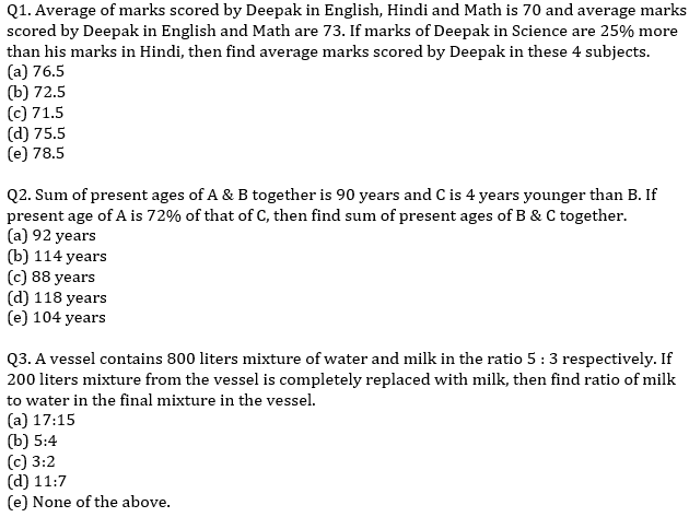 IBPS PO Prelims Quantitative Aptitude Mini Mock 46- Practice Set |_3.1