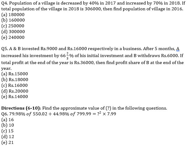 IBPS PO Prelims Quantitative Aptitude Mini Mock 46- Practice Set |_4.1