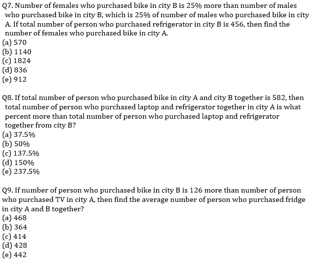 Quantitative Aptitude Quiz for IBPS RRB Mains 2020, 1st October-Pie Chart DI and Arithmetic |_7.1