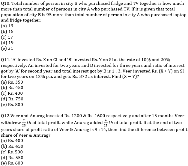 Quantitative Aptitude Quiz for IBPS RRB Mains 2020, 1st October-Pie Chart DI and Arithmetic |_8.1