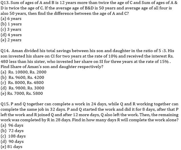 Quantitative Aptitude Quiz for IBPS RRB Mains 2020, 1st October-Pie Chart DI and Arithmetic |_9.1