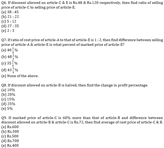 Quantitative Aptitude Quiz for IBPS RRB Mains 2020, 2nd October-Line Graph DI and Arithmetic |_6.1