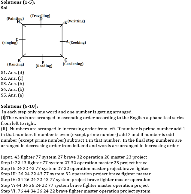 Reasoning Quiz for IBPS RRB Mains 2020, 9th October-Puzzle & Input-Output |_3.1