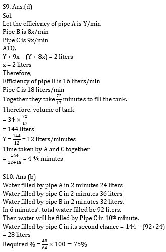RBI Assistant/ IBPS PO Mains 2020 के लिए Quantitative Aptitude Quiz – 7 नवम्बर 2020 : Time and work, Pipe and Cistren, SI & CI | Latest Hindi Banking jobs_17.1