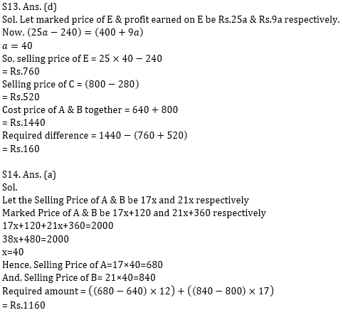 Quantitative Aptitude Quiz for IBPS 2020 Mains Exams- 25th November |_14.1