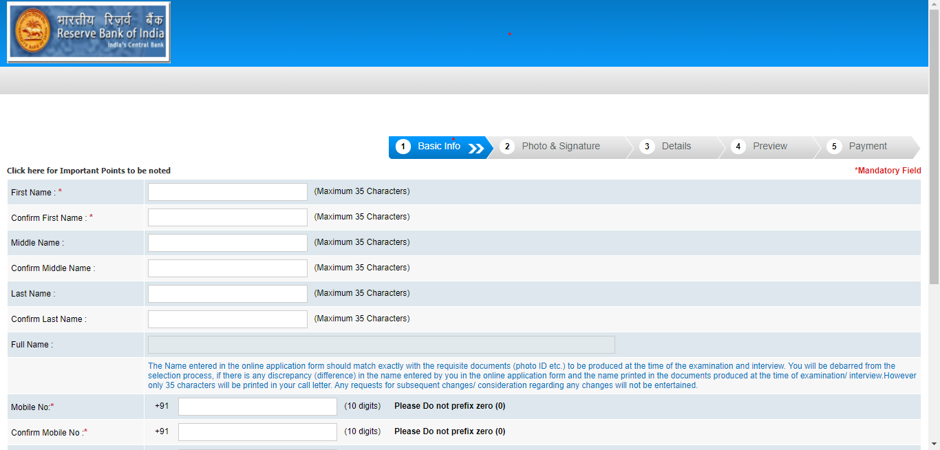 How to fill RBI Office Attendant Online? |_5.1