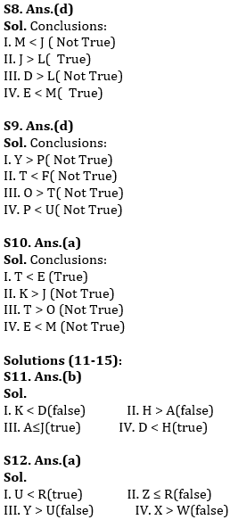 Reasoning Ability Quiz For IBPS RRB PO, Clerk Prelims 2021- 10th June |_11.1