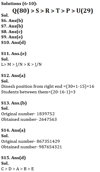 Reasoning Ability, Quiz For SBI PO, Clerk Prelims 2021- 21st June |_5.1