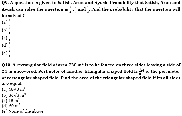 Quantitative Aptitude Quiz For IBPS RRB PO, Clerk Prelims 2021- 28th June_6.1