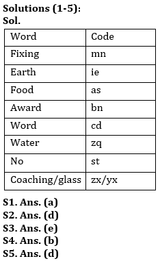 Reasoning Ability, Coding-Decoding Quiz For SBI PO, Clerk Prelims 2021- 2nd July |_4.1